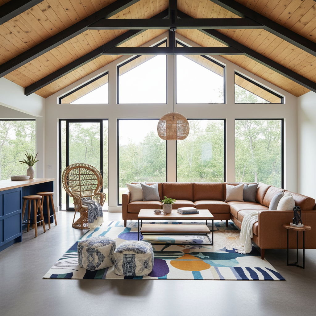 Petal Chaos Hand Tufted Rug