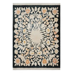 Petal Harmony Hand Tufted Wool Rug featuring a stunning floral design in soft peach and cream tones. This elegant area rug is perfect for adding a touch of nature-inspired beauty to your living room. Crafted from high-quality wool, this 8x10 rug offers both durability and style, making it an ideal choice for living room rugs.