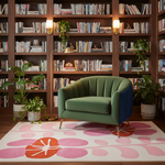 Petal Waves Hand Tufted Wool Rug