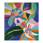 Vibrant Petalscape Layers Hand Tufted Area Rug featuring a contemporary design with colorful floral patterns. Made from wool, this rug is perfect for adding a splash of color to your living room. Ideal for those seeking contemporary area rugs for living room spaces.