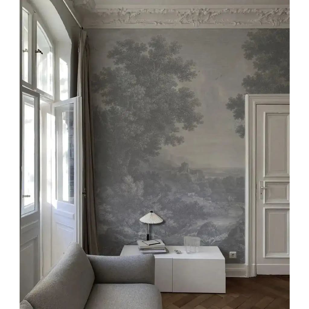 Picturesque Valley Of Serenity Blue Wallpaper