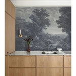 Picturesque Valley Of Serenity Blue Wallpaper