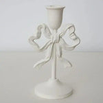 Pink Bow Knot Iron Candlestick Holder - MAIA HOMES