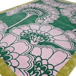 The Pink Gingko Leaves Hand Tufted Wool Rug features a stunning botanical design with pink and green patterns, perfect for enhancing any large living room. This luxurious area rug, ideal for living room spaces, measures 8x10 and offers a cozy, stylish addition to your decor.