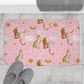 Pink Leopards Microfiber Bath Mat - MAIA HOMES