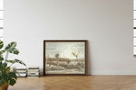 Framed room mockup - leaning