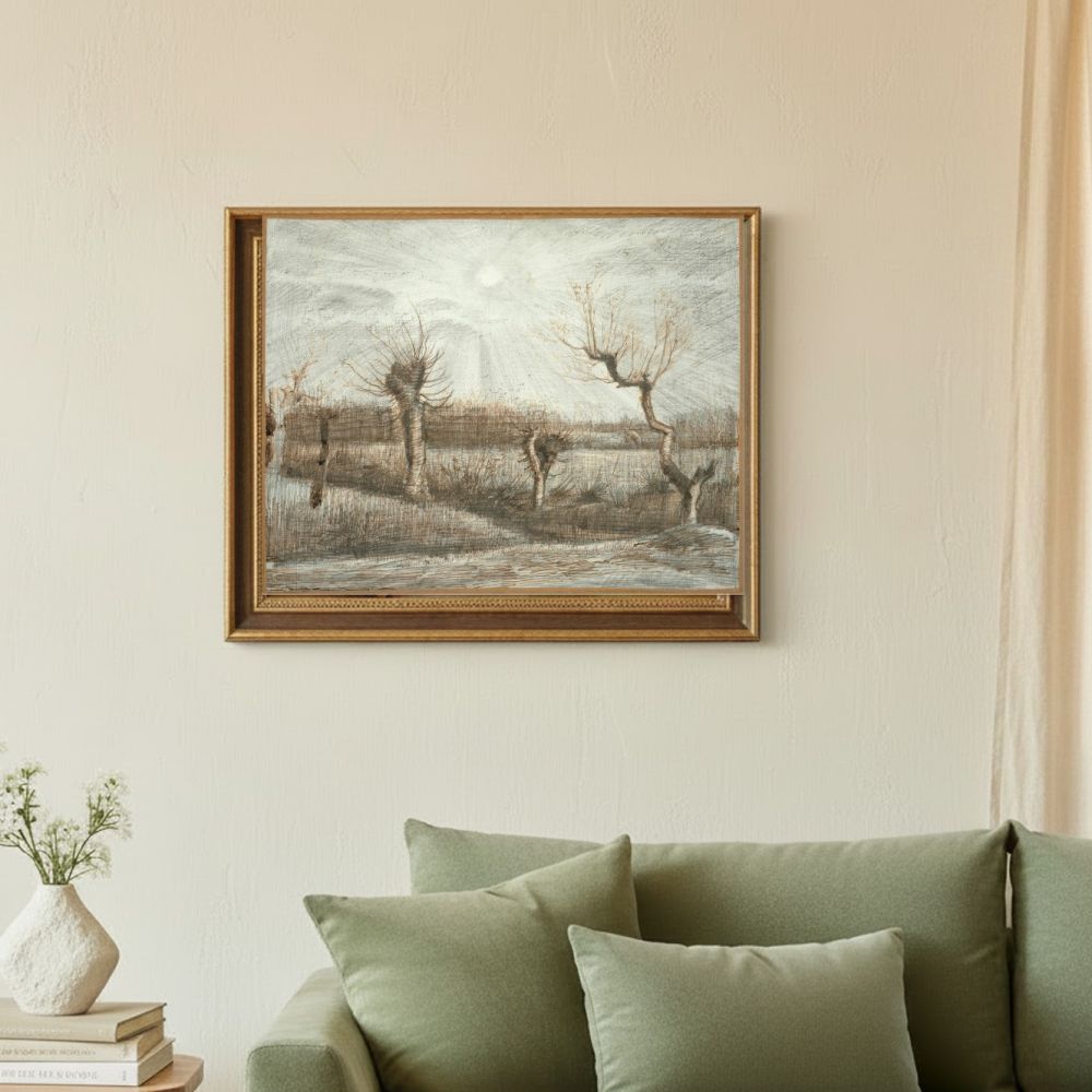 Framed room mockup - sage