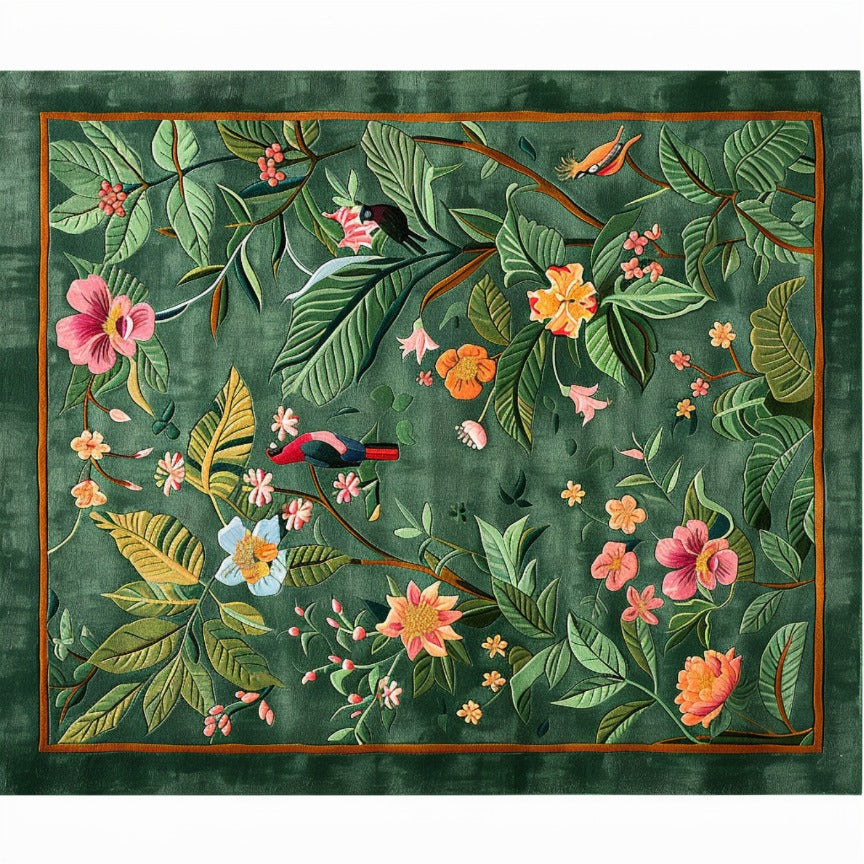 Tropical Treasure Hand Tufted Wool Rug