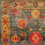 Intricate Bloom Wool Hand Knotted Area Rug