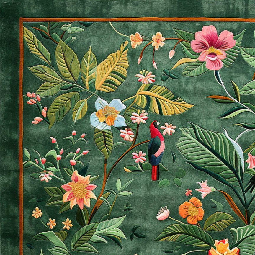 Tropical Treasure Hand Tufted Wool Rug