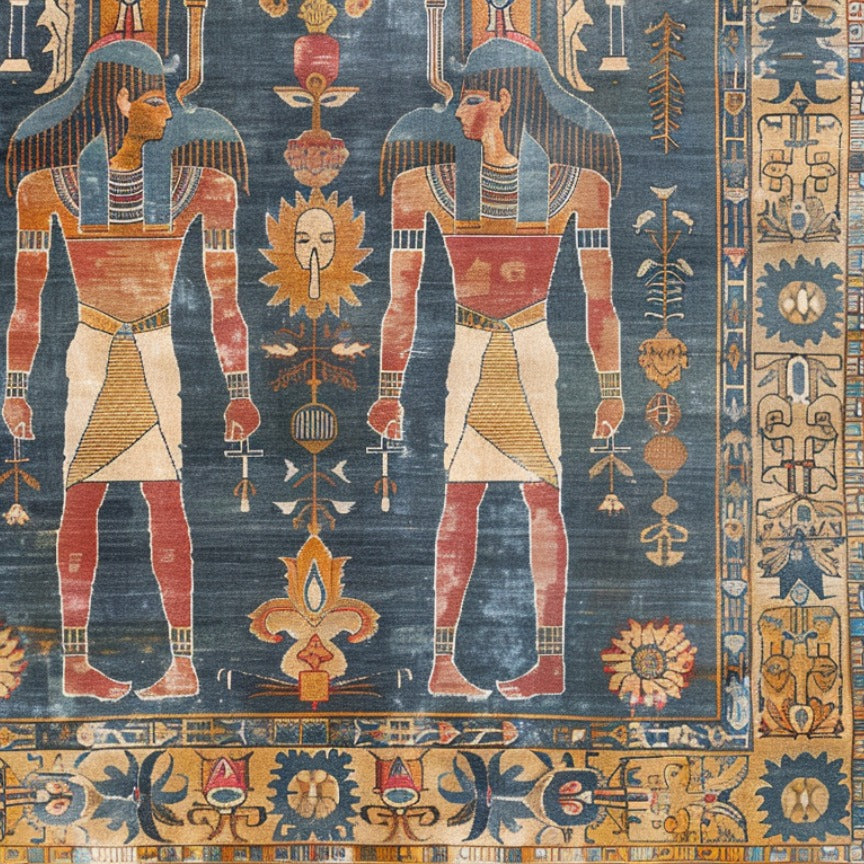 Egyptian Heritage Hand Knotted Area Rug