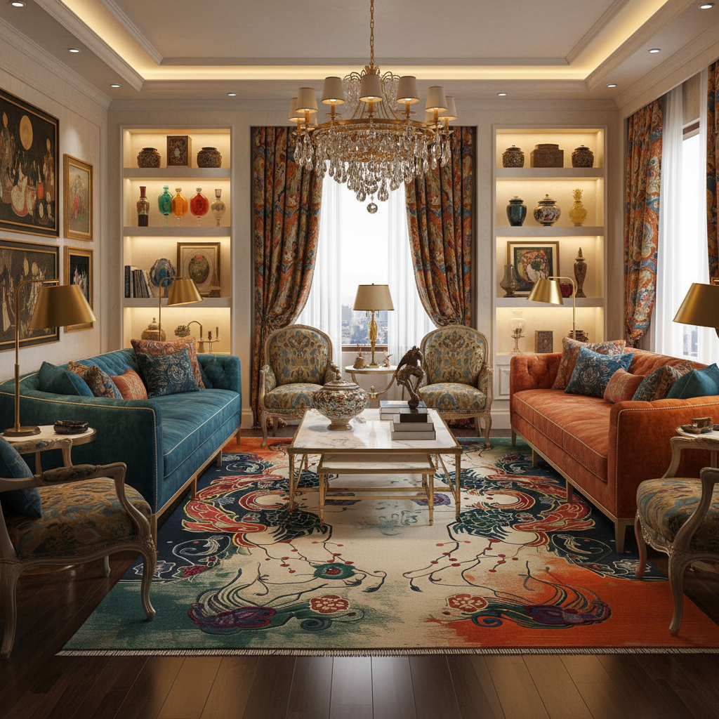 Pomegranate Dreams Hand Tufted Wool Rug