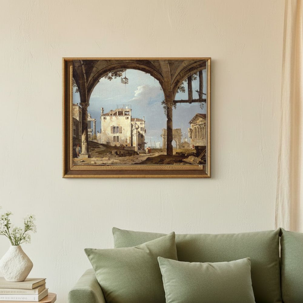 Framed room mockup - sage