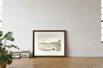 Framed room mockup - leaning