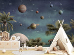 Pretty Planets Wallpaper Mural