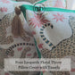 Four Leopards Floral Throw Pillow Cover with Tassels