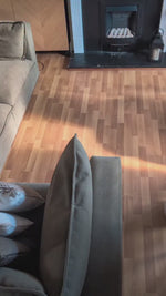 jute rug in a living room