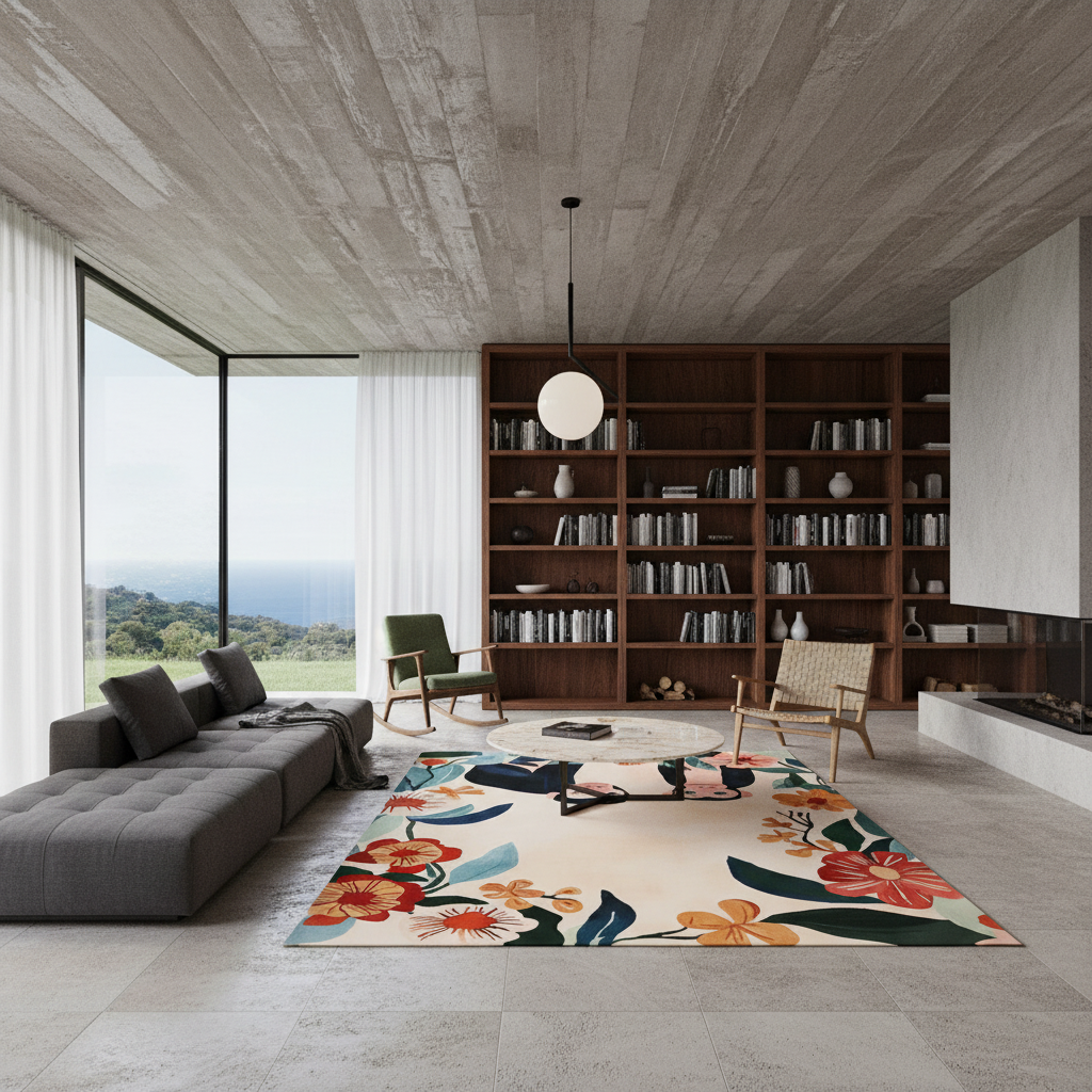 Primate Paradise Hand Tufted Wool Rug