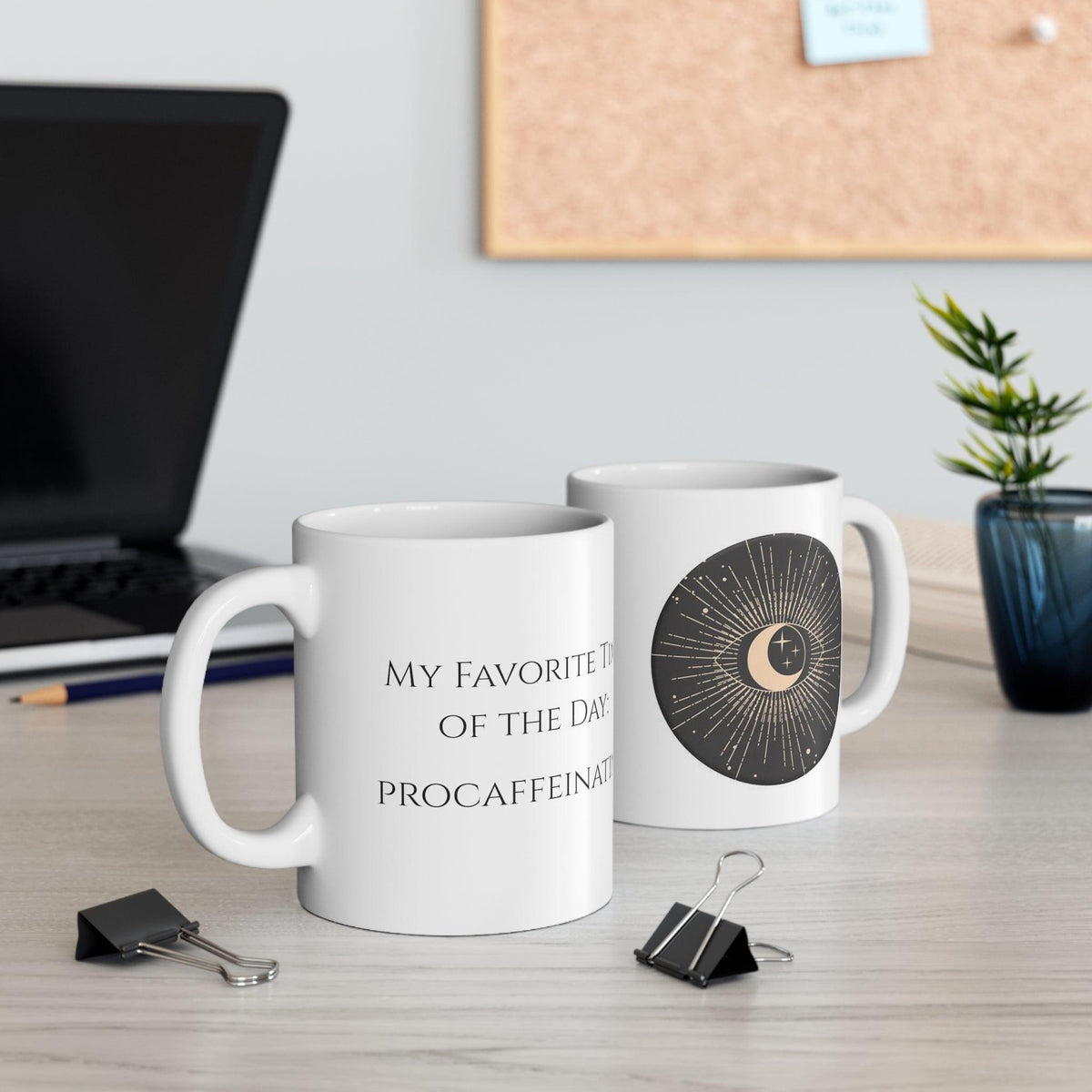 Procaffeinating Eye Ceramic Mug 11oz