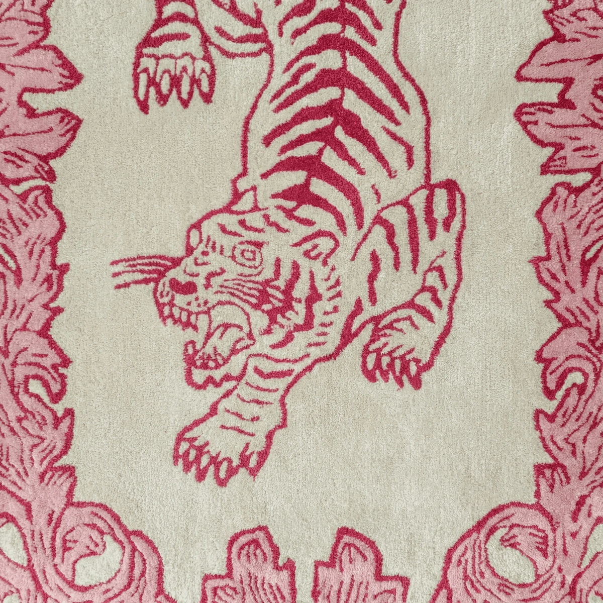 Prowess in Pink Garden Hand - Tufted Rug 4 x 6 ft - MAIA HOMES