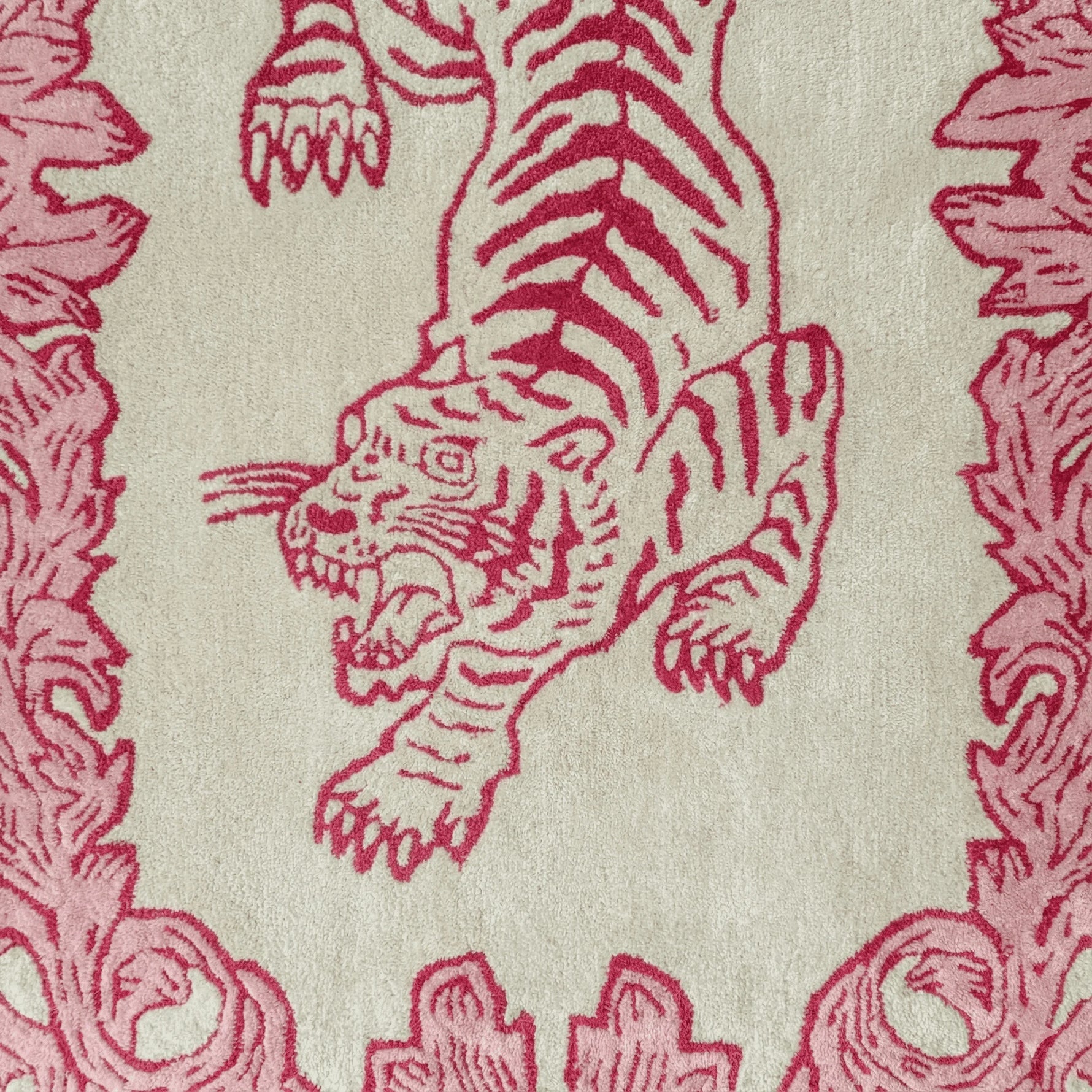 Prowess in Pink Garden Hand - Tufted Rug 4 x 6 ft - MAIA HOMES