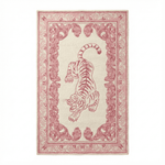 prowess in pink garden hand tufted rug