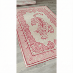 prowess in pink garden hand tufted rug