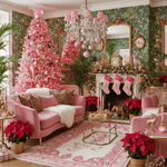 prowess in pink garden hand tufted rug