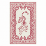 prowess in pink garden hand tufted rug