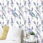 Purple and White Lavender Floral Wallpaper - MAIA HOMES