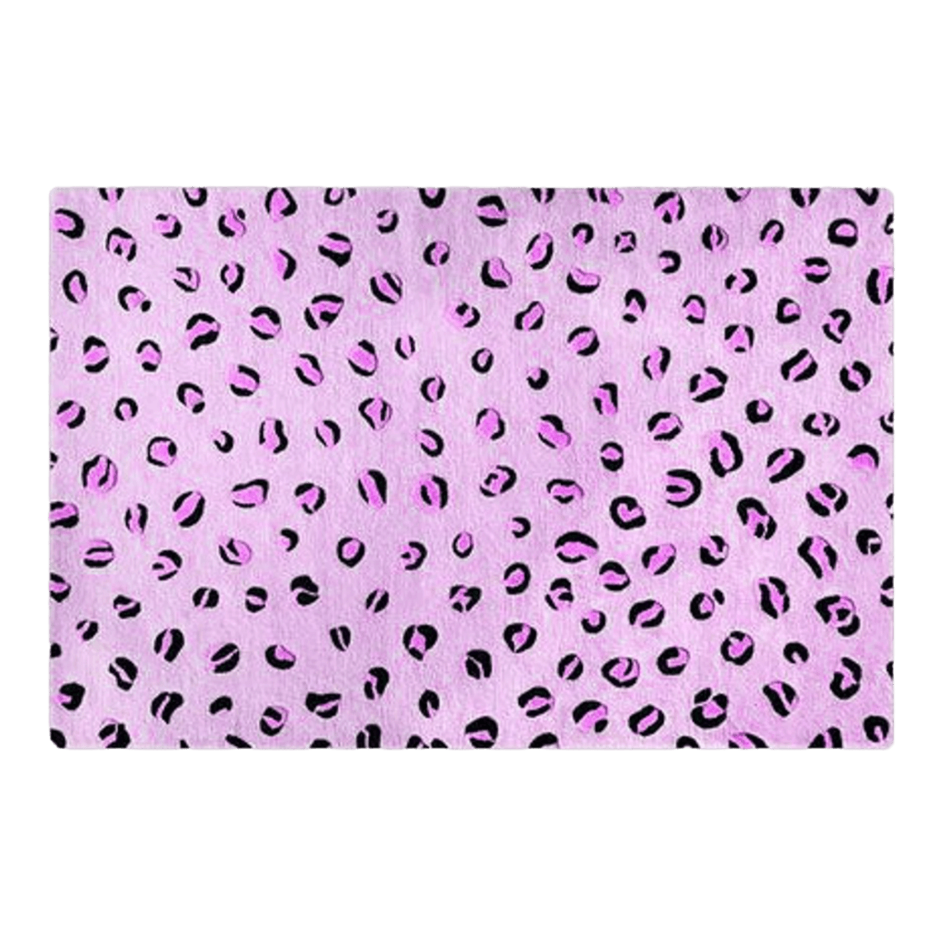 Pink Leopard Spots Hand Tufted Wool Rug - MAIA HOMES
