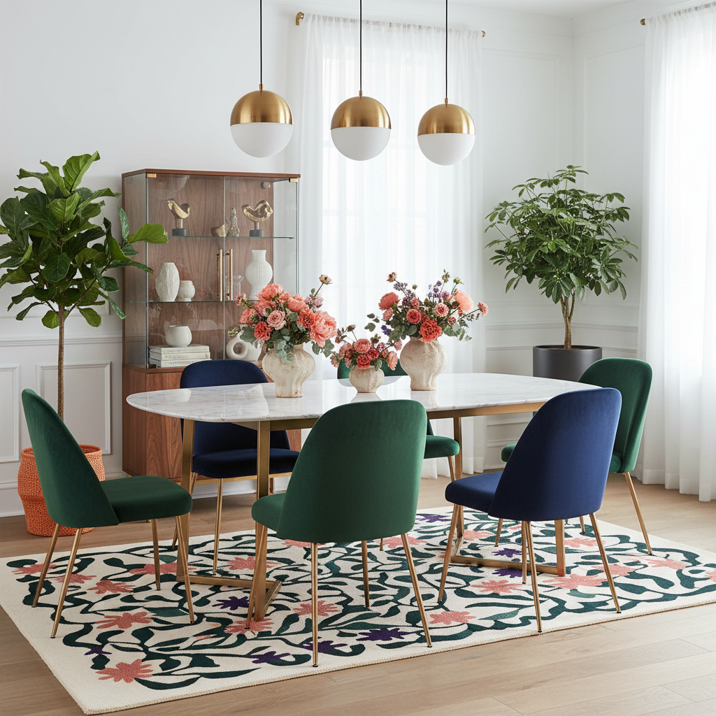 Radiant Burst Hand Tufted Wool Rug