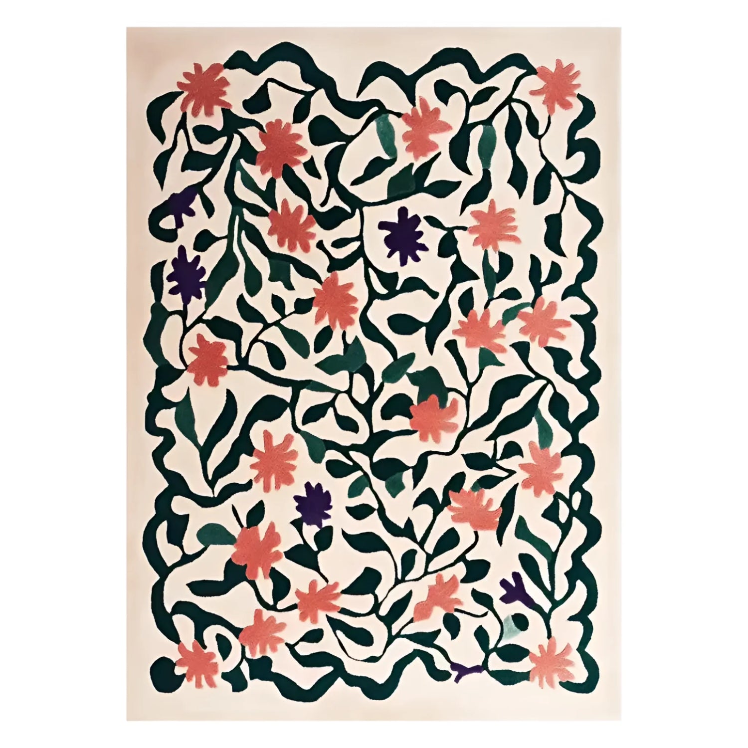 Radiant Burst Hand Tufted Wool Rug