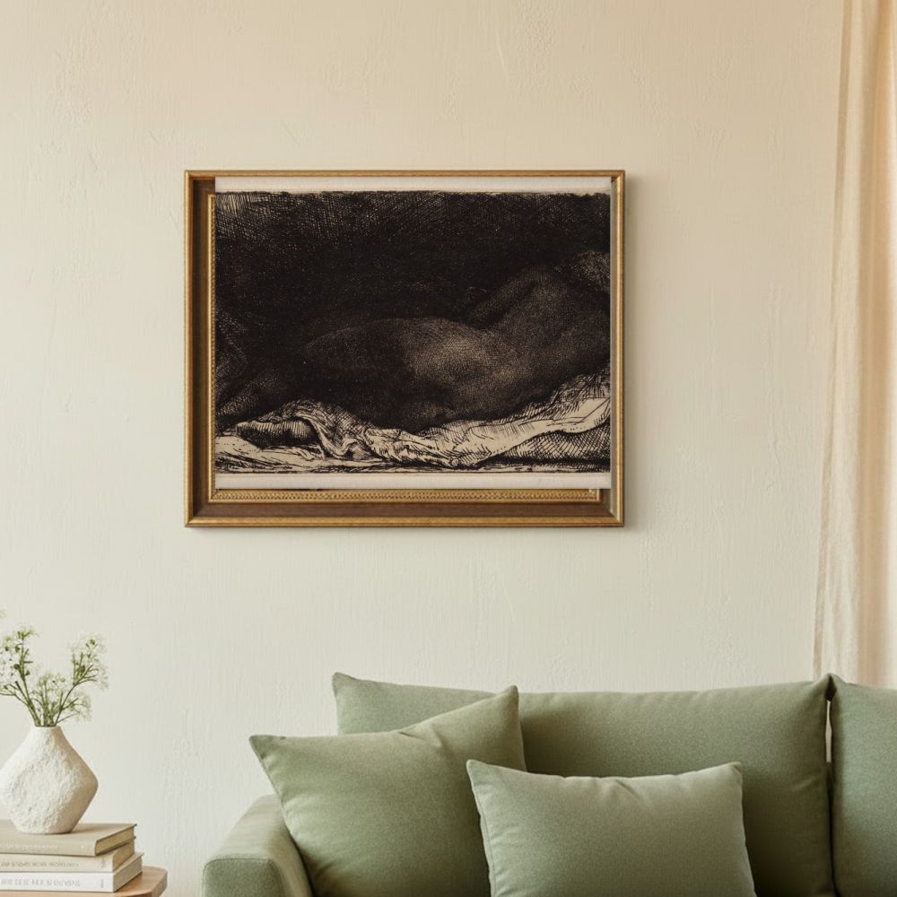 Framed room mockup - sage