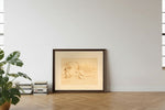 Framed room mockup - leaning