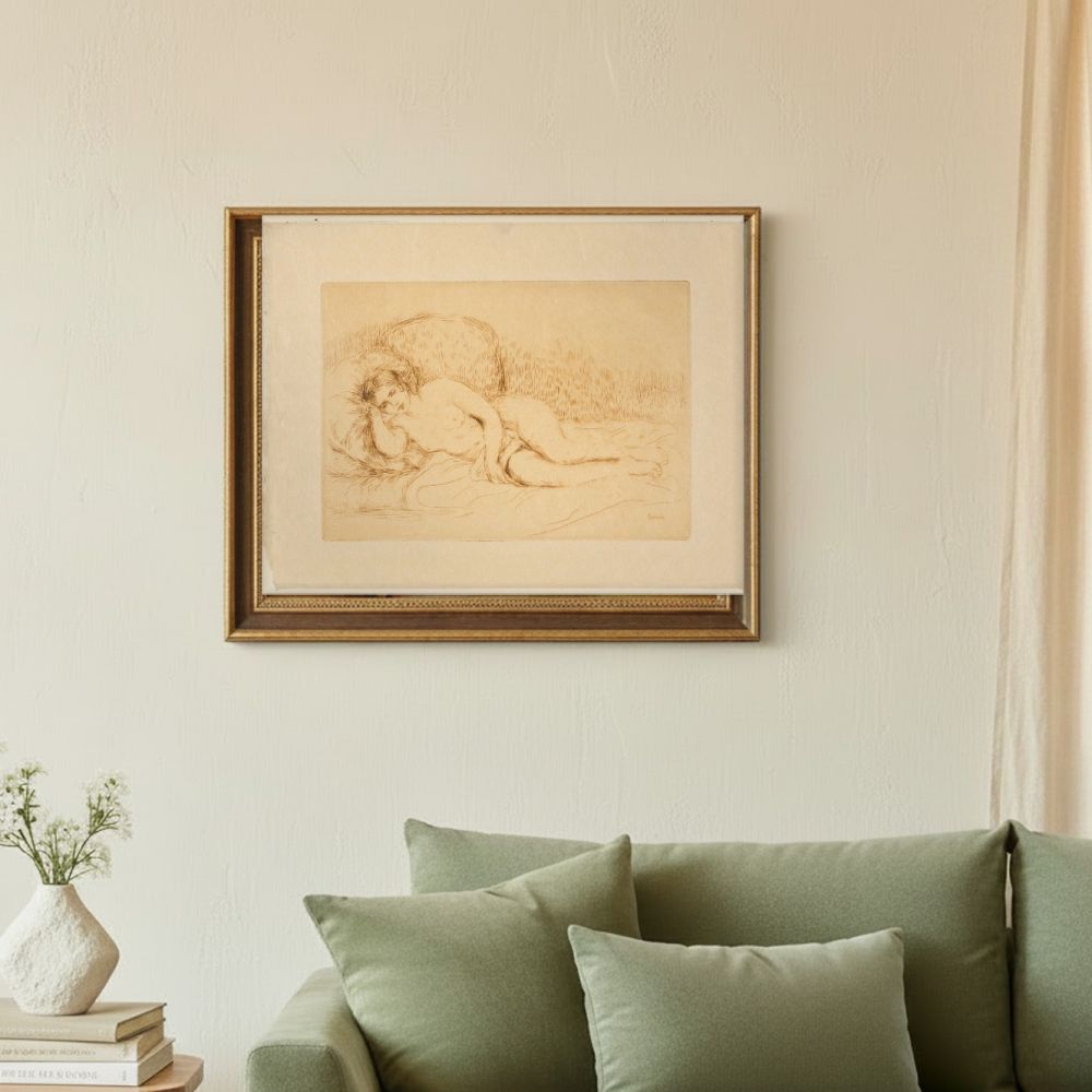 Framed room mockup - sage