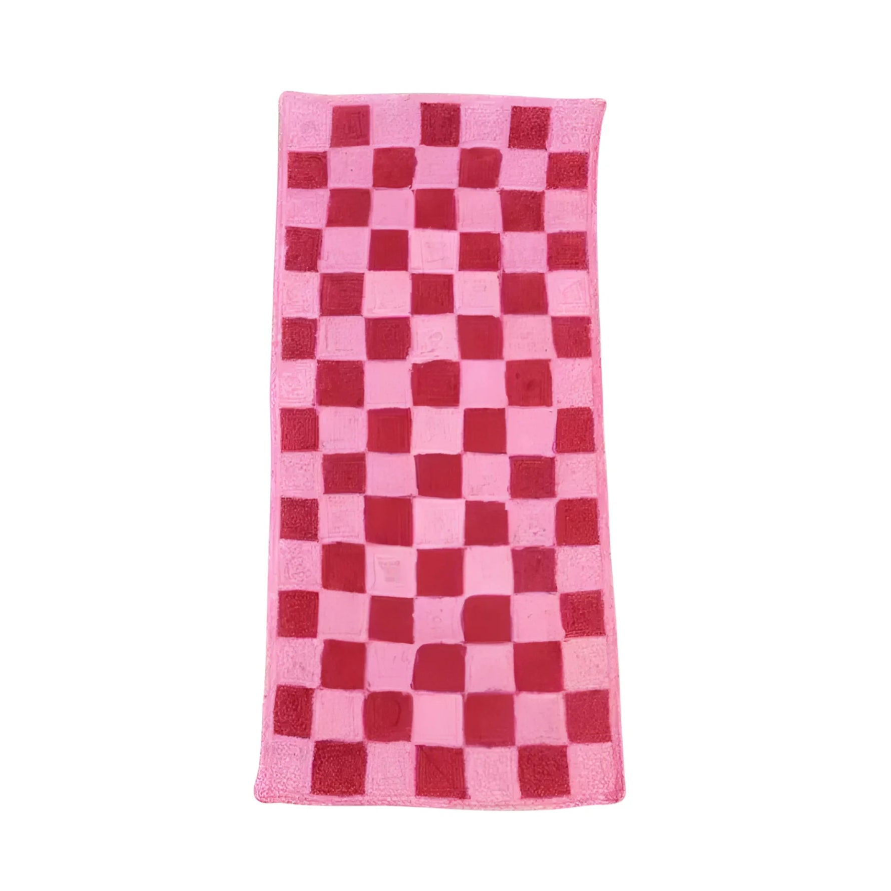Red Checker Jute Rug 2 x 3 ft - A vibrant area rug featuring a classic red checker pattern, perfect for adding a pop of color to an office or as a centerpiece in larger living room spaces. This jute rug offers both style and durability, ideal for those seeking large area rugs to enhance their decor.