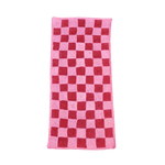 Red Checker Jute Rug