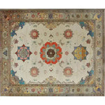 The Regal Blossom Medallion Hand Knotted Area Rug showcases a stunning vintage design, perfect for large living rooms. With intricate Persian-inspired patterns and a harmonious blend of colors, this rug adds elegance and charm to any space.