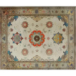 The Regal Blossom Medallion Hand Knotted Area Rug showcases a stunning vintage design, perfect for large living rooms. With intricate Persian-inspired patterns and a harmonious blend of colors, this rug adds elegance and charm to any space.