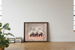 Framed room mockup - leaning