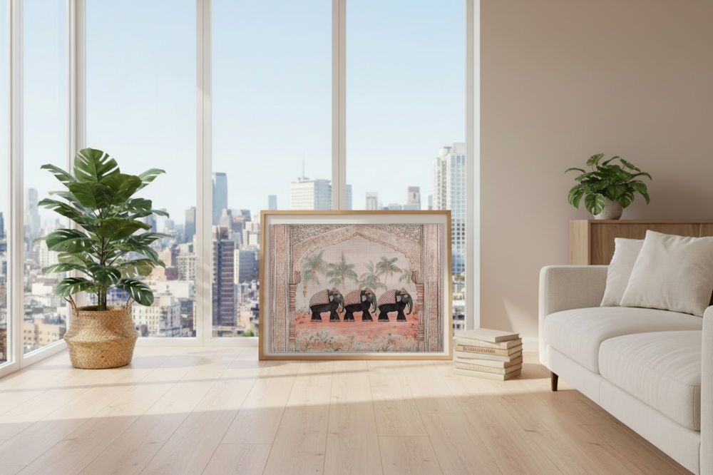 Framed room mockup - loft