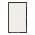 Regal Renaissance Chihuahua Cotton Kitchen Towel back side plain off-white cotton reverse with small colorful print edge detail