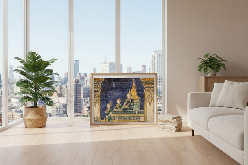 Framed room mockup - loft