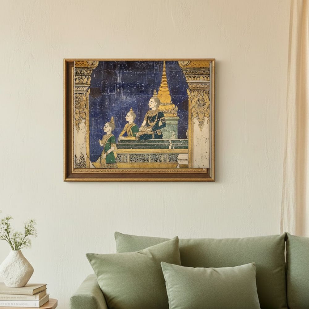 Framed room mockup - sage