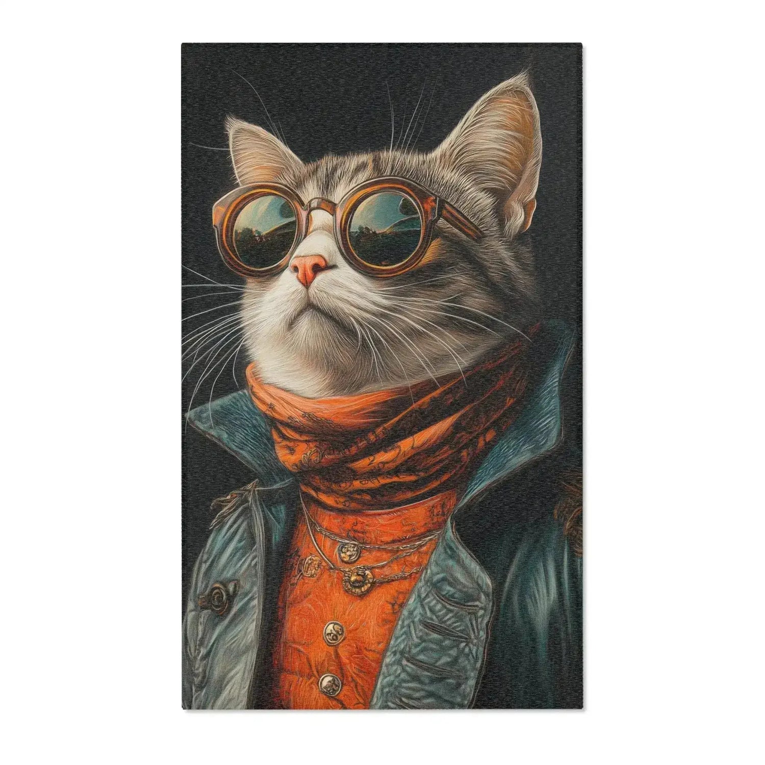 Renaissance Cat Couture Accent Rug