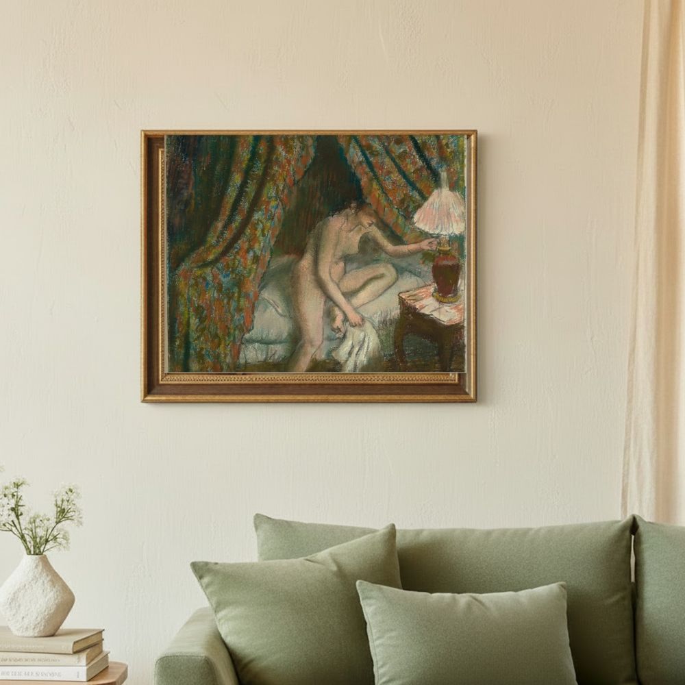 Framed room mockup - sage