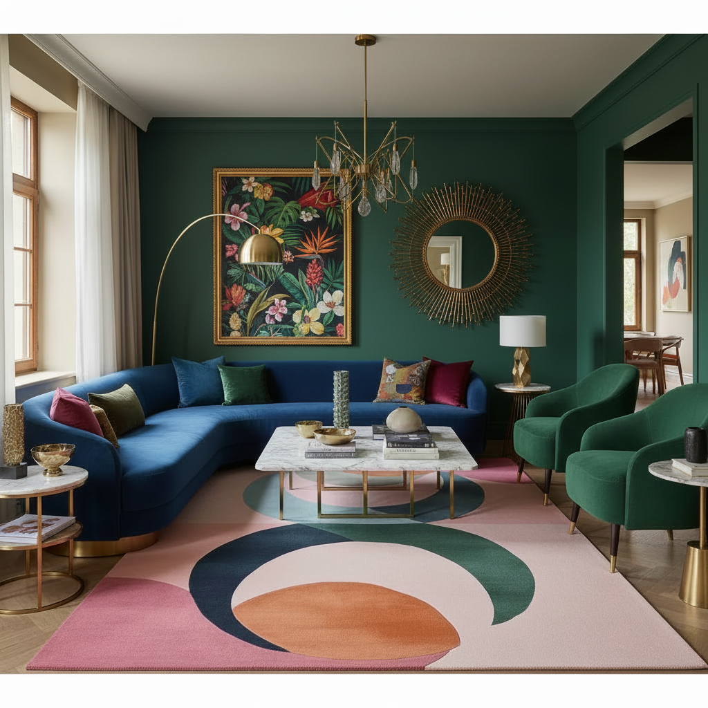 Retroform Celestial Pop Hand Tufted Rug