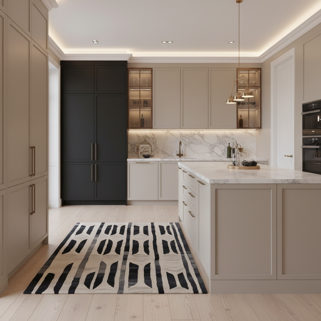 Rhythmic Vein Hand Tufted Rug