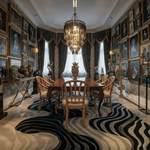 Rippling Tides Hand Tufted Rug 